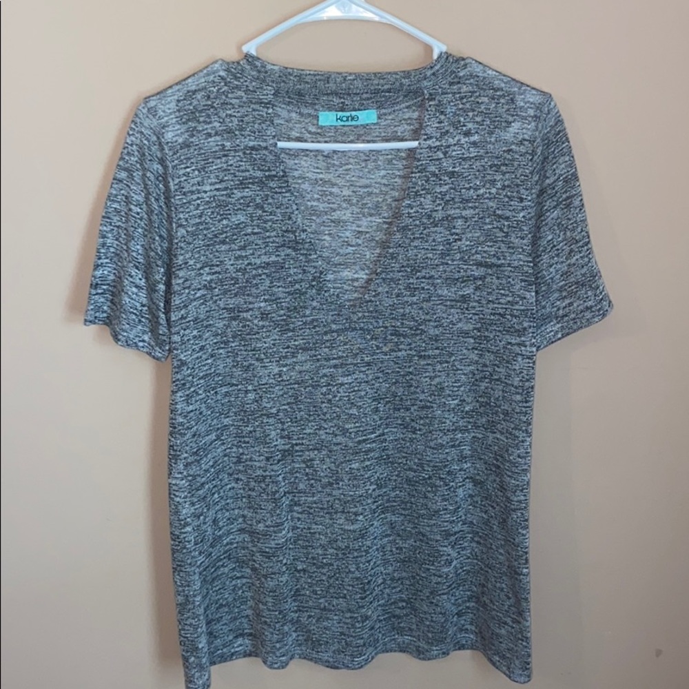 Cute V neck Karlie shirt